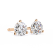 Lumière Brilliant Diamond Stud Earrings — 10k–18k Gold