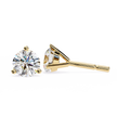 Lumière Brilliant Diamond Stud Earrings — 10k–18k Gold