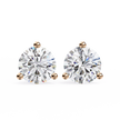 Lumière Brilliant Diamond Stud Earrings — 10k–18k Gold