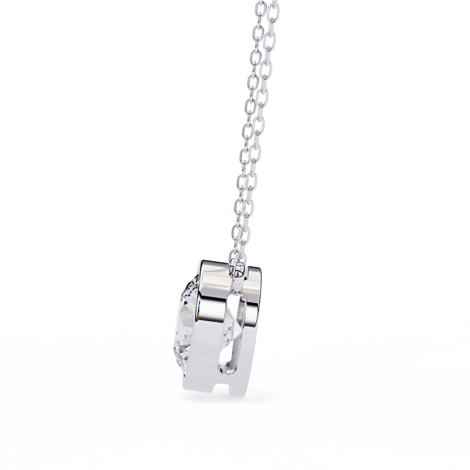 Pavé Square Diamond Pendant