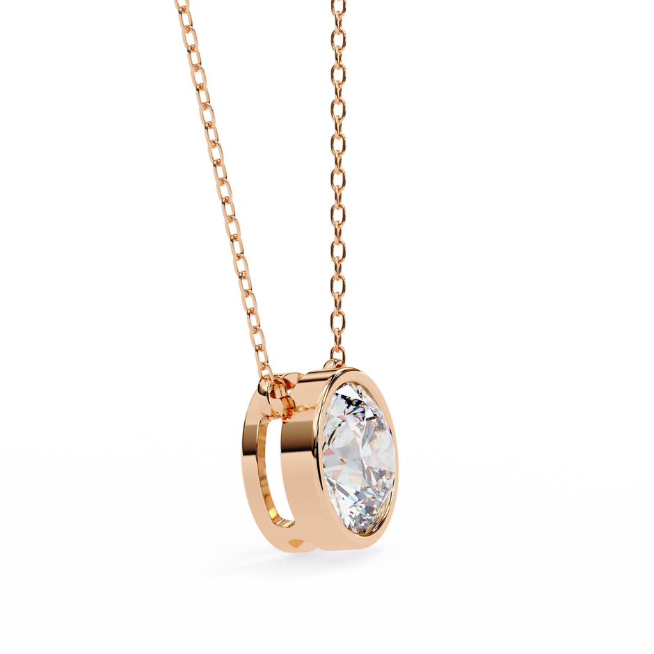 Pavé Square Diamond Pendant