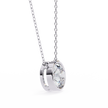 Pavé Square Diamond Pendant