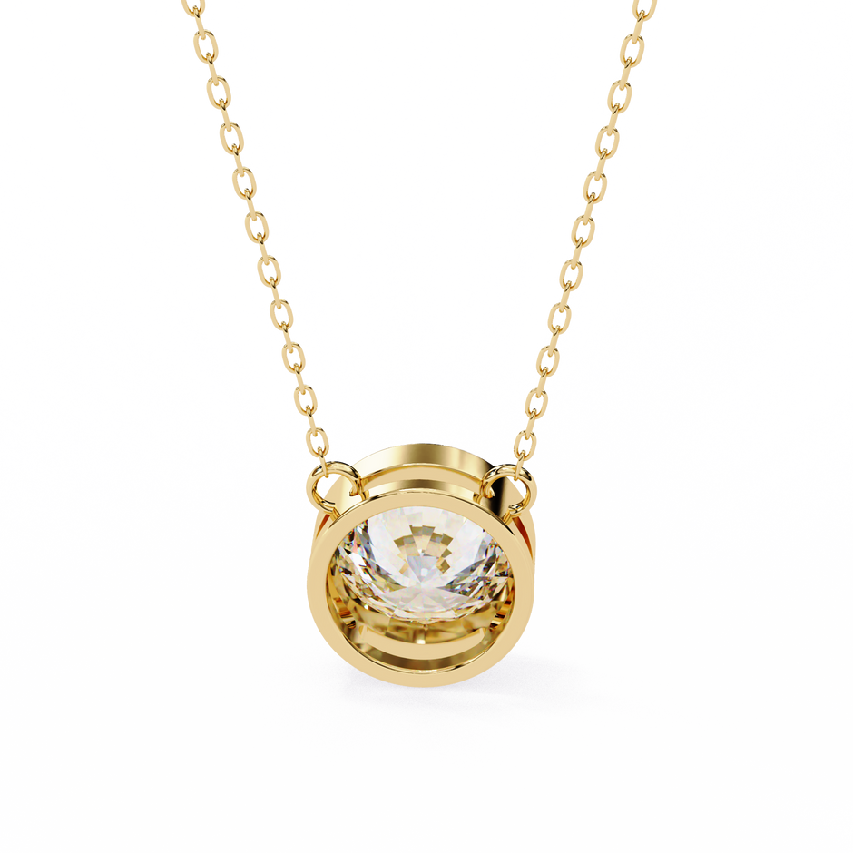 Pavé Square Diamond Pendant