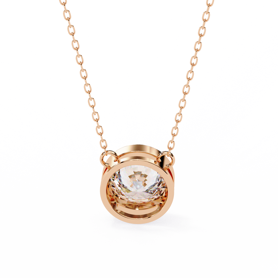 Pavé Square Diamond Pendant
