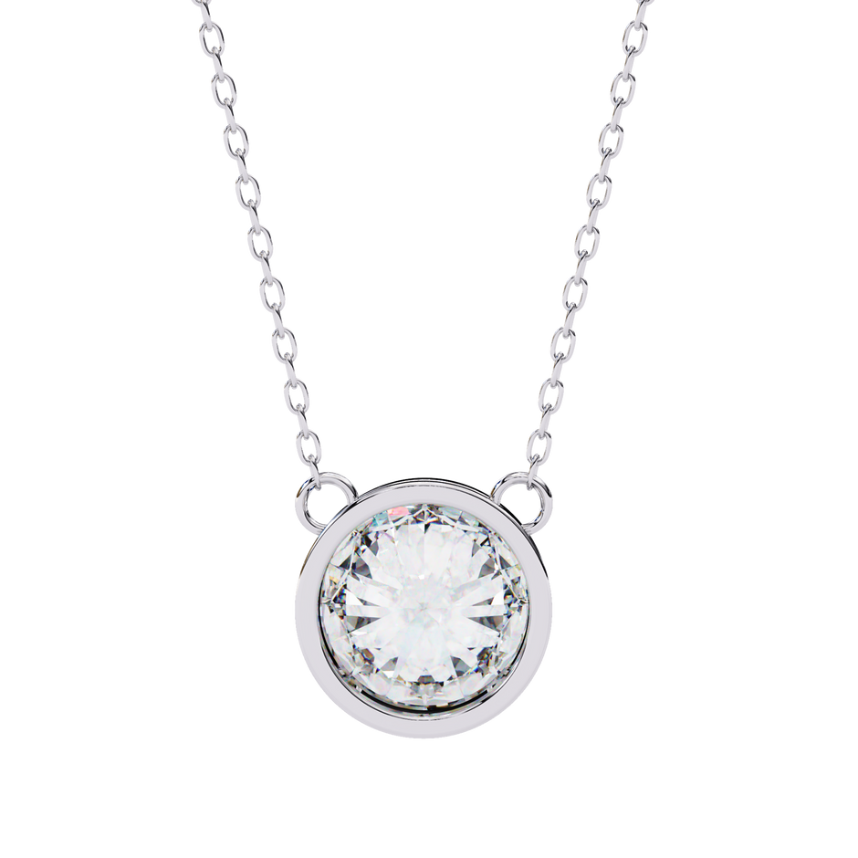 Pavé Square Diamond Pendant