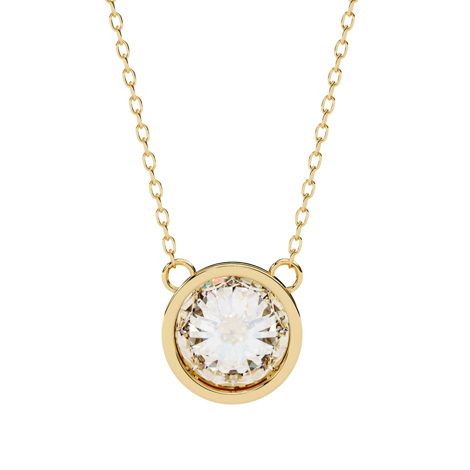 Pavé Square Diamond Pendant