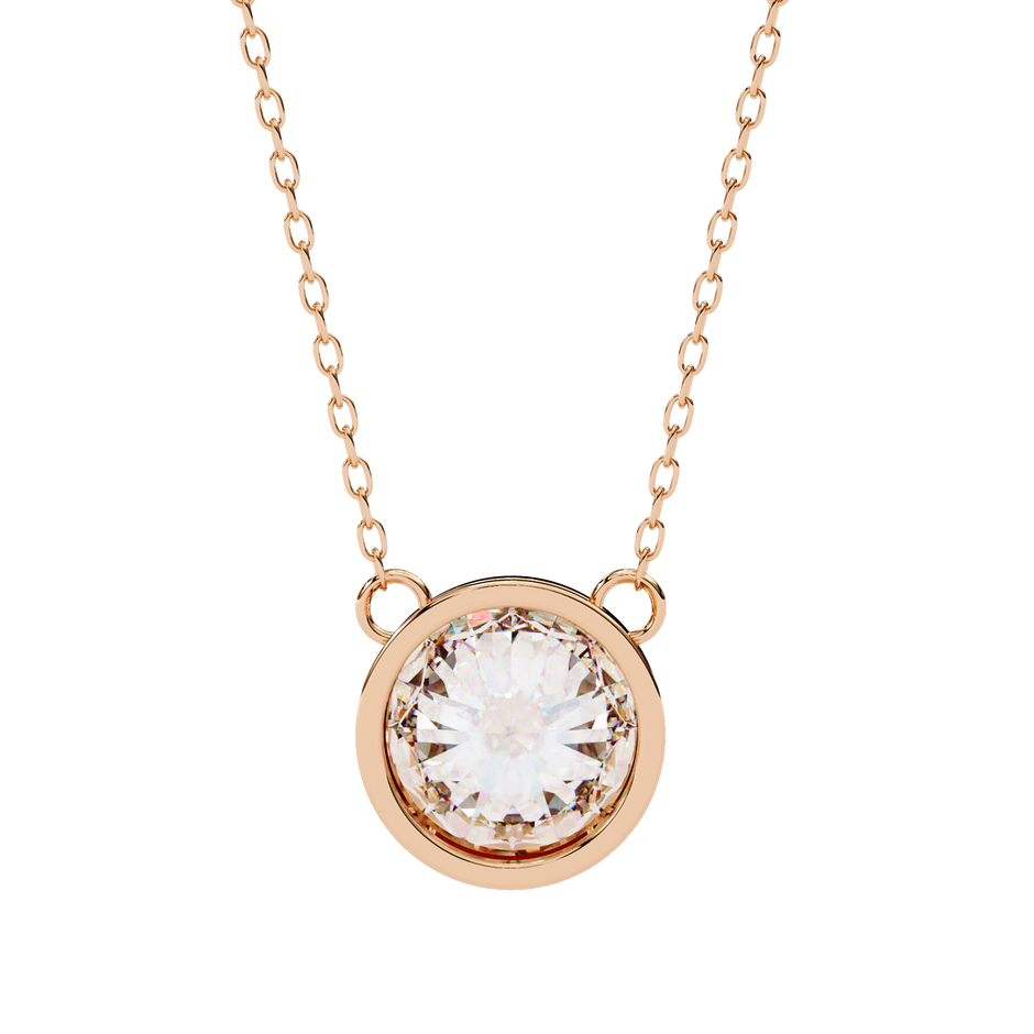 Pavé Square Diamond Pendant