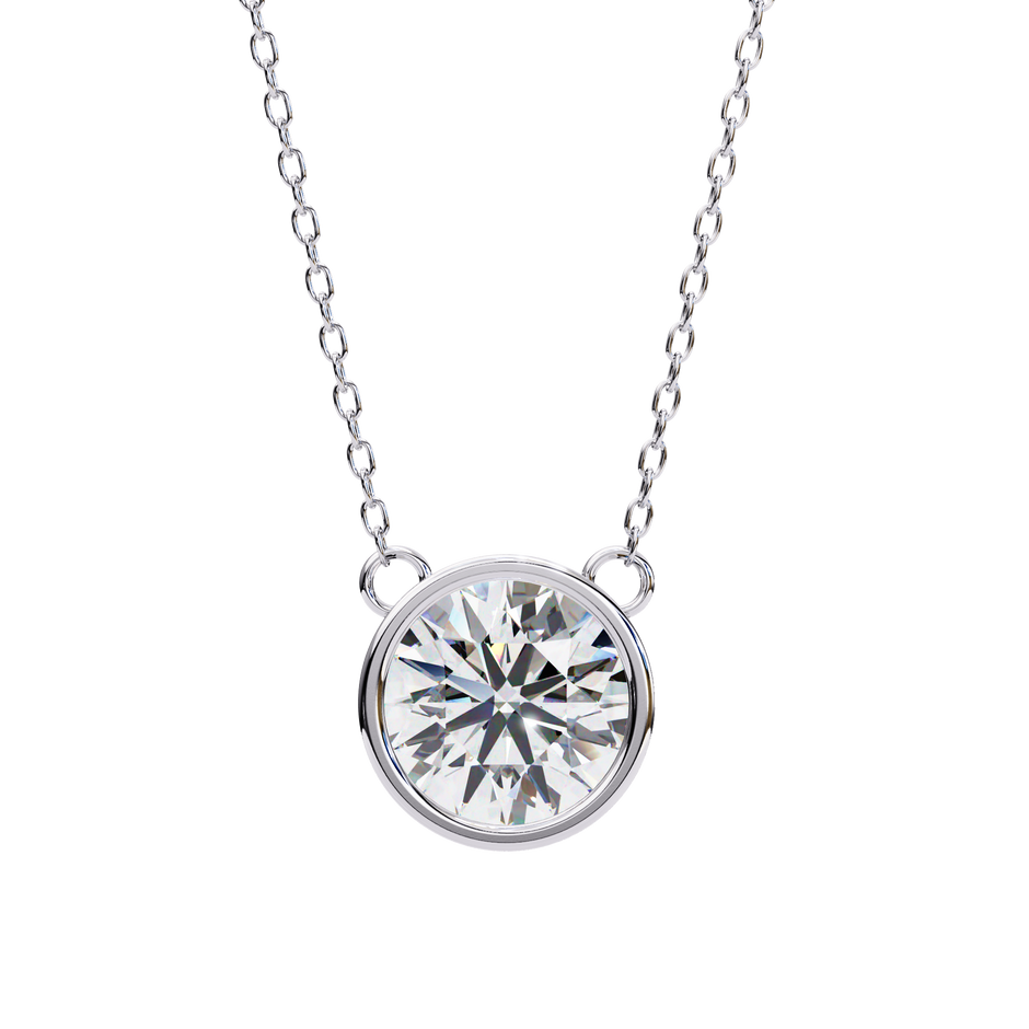 Pavé Square Diamond Pendant