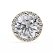 Pétale Pavé Flower Diamond Stud Earrings — 10k–18k Gold