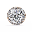 Pétale Pavé Flower Diamond Stud Earrings — 10k–18k Gold