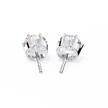 Diamant Brillant White Gold Diamond Stud Earrings — 10k–18k Gold