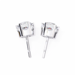 Diamant Brillant White Gold Diamond Stud Earrings — 10k–18k Gold