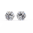 Diamant Brillant White Gold Diamond Stud Earrings — 10k–18k Gold