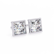 Lumière Ombré Pavé Diamond Stud Earrings — 10k–18k Gold