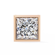 Lumière Ombré Pavé Diamond Stud Earrings — 10k–18k Gold