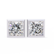 Lumière Ombré Pavé Diamond Stud Earrings — 10k–18k Gold