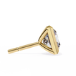 Lumière Ombré Pavé Diamond Stud Earrings — 10k–18k Gold