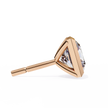 Lumière Ombré Pavé Diamond Stud Earrings — 10k–18k Gold