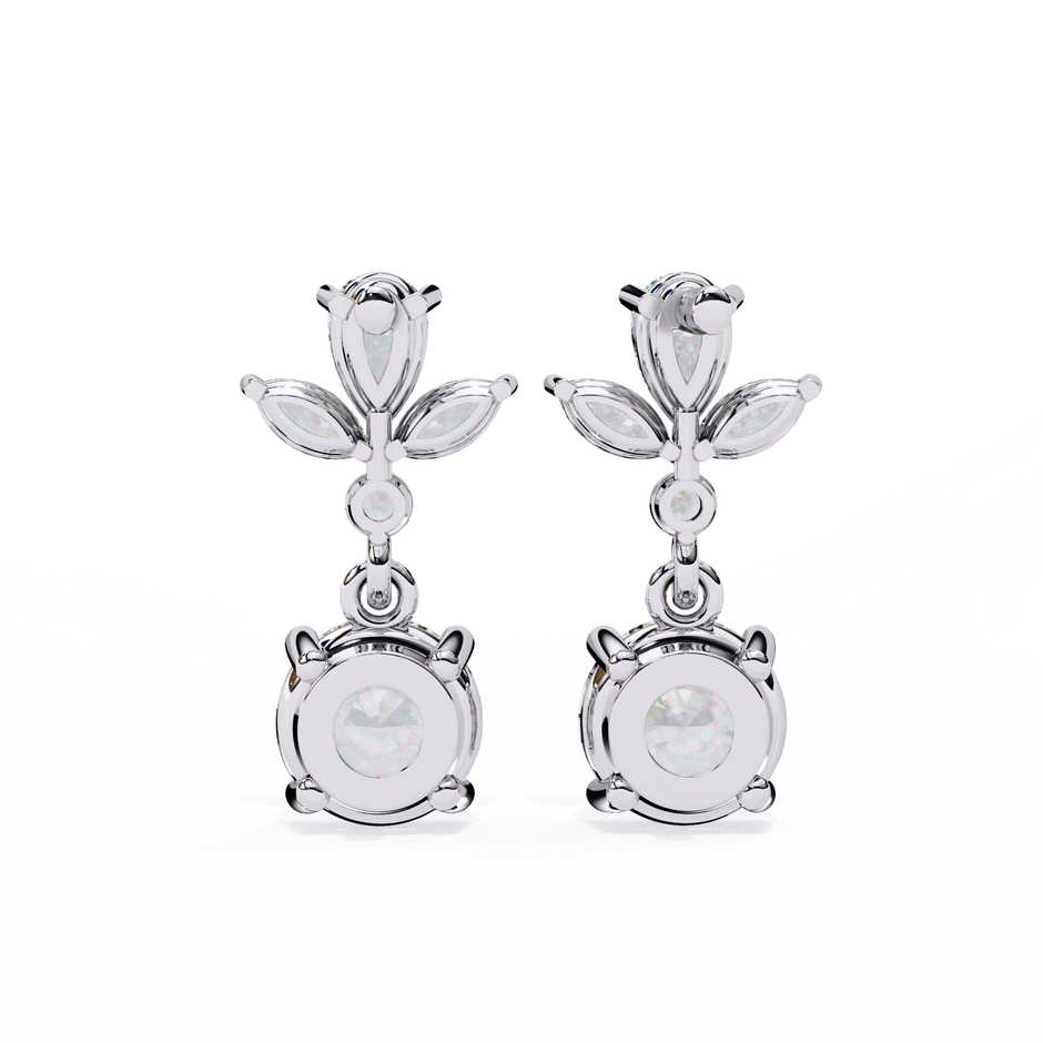 Infinitif Loop Diamond Stud Earrings — 10k–18k Gold