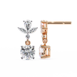 Infinitif Loop Diamond Stud Earrings — 10k–18k Gold