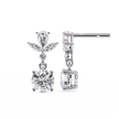 Infinitif Loop Diamond Stud Earrings — 10k–18k Gold
