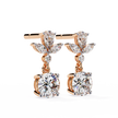 Infinitif Loop Diamond Stud Earrings — 10k–18k Gold