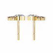 Château Six-Prong Solitaire Diamond Stud Earrings — 10k–18k Gold