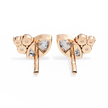 Château Six-Prong Solitaire Diamond Stud Earrings — 10k–18k Gold