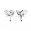 Château Six-Prong Solitaire Diamond Stud Earrings — 10k–18k Gold