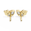 Château Six-Prong Solitaire Diamond Stud Earrings — 10k–18k Gold