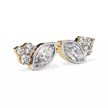 Château Six-Prong Solitaire Diamond Stud Earrings — 10k–18k Gold