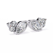 Château Six-Prong Solitaire Diamond Stud Earrings — 10k–18k Gold