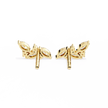 Belle Époque Antique-Cut Diamond Stud Earrings — 10k–18k Gold