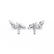 Belle Époque Antique-Cut Diamond Stud Earrings — 10k–18k Gold