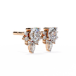 Rivage Full-Bezel Brilliant Diamond Stud Earrings — 10k–18k Gold