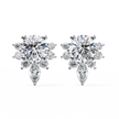 Rivage Full-Bezel Brilliant Diamond Stud Earrings — 10k–18k Gold