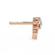 Rivage Full-Bezel Brilliant Diamond Stud Earrings — 10k–18k Gold