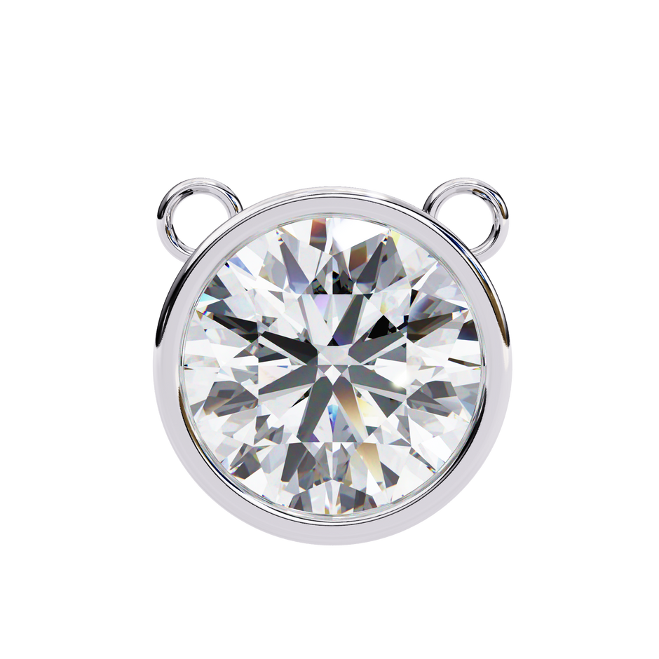 Pavé Square Diamond Pendant