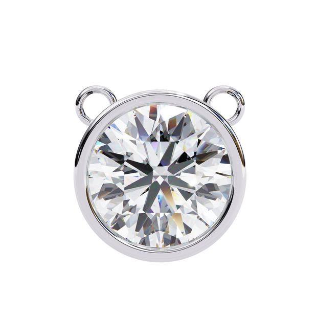 Pavé Square Diamond Pendant