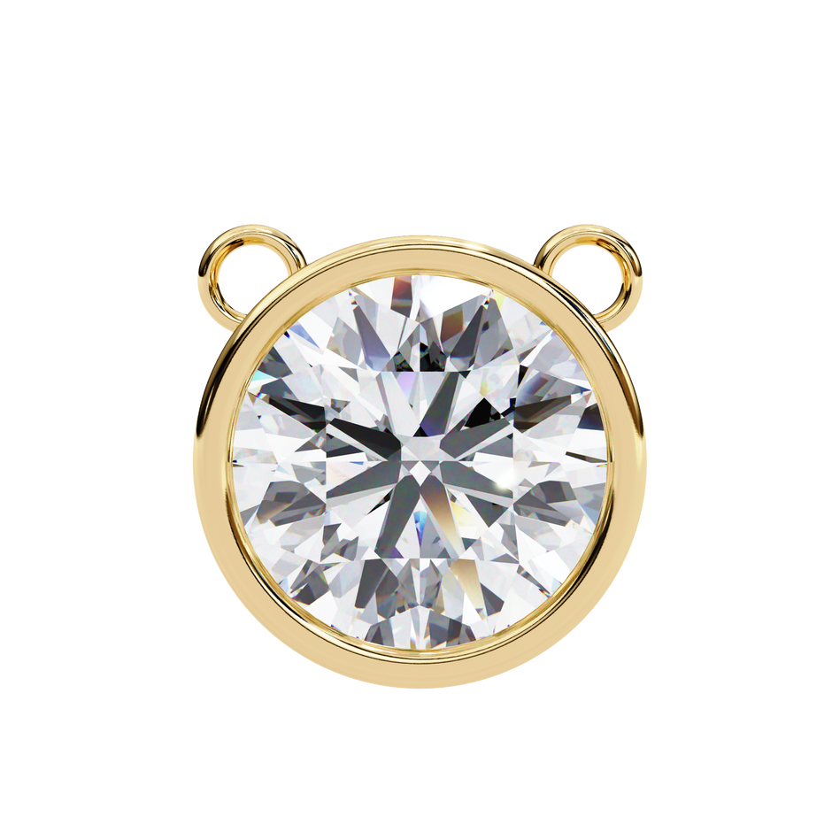 Pavé Square Diamond Pendant