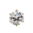 Soleil Pavé Cluster Stud Earrings — 10k–18k Gold