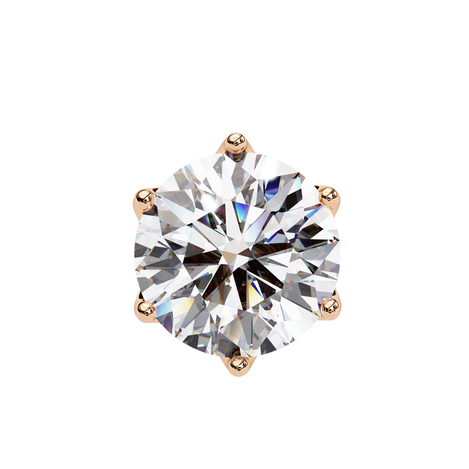 Soleil Pavé Cluster Stud Earrings — 10k–18k Gold