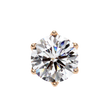 Soleil Pavé Cluster Stud Earrings — 10k–18k Gold