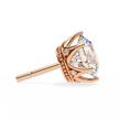 Soleil Pavé Cluster Stud Earrings — 10k–18k Gold
