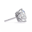 Soleil Pavé Cluster Stud Earrings — 10k–18k Gold