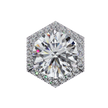 Royale Cushion Halo Diamond Stud Earrings — 10k–18k Gold