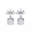 Éternel Pavé Round Diamond Stud Earrings — 10k–18k Gold