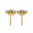 Éternel Pavé Round Diamond Stud Earrings — 10k–18k Gold