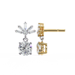 Éternel Pavé Round Diamond Stud Earrings — 10k–18k Gold