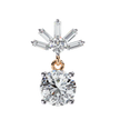 Éternel Pavé Round Diamond Stud Earrings — 10k–18k Gold